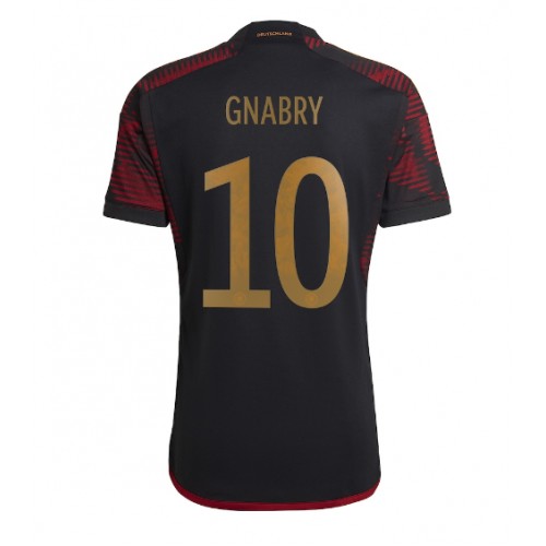 Fotbalové Dres Německo Serge Gnabry #10 Venkovní MS 2022 Krátký Rukáv